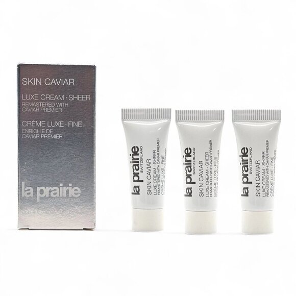 La Prairie SkinCaviar Luxe Cream Sheer Fine 5ml 0.17oz - set of 3 0.5oz 15ml - Picture 1 of 3